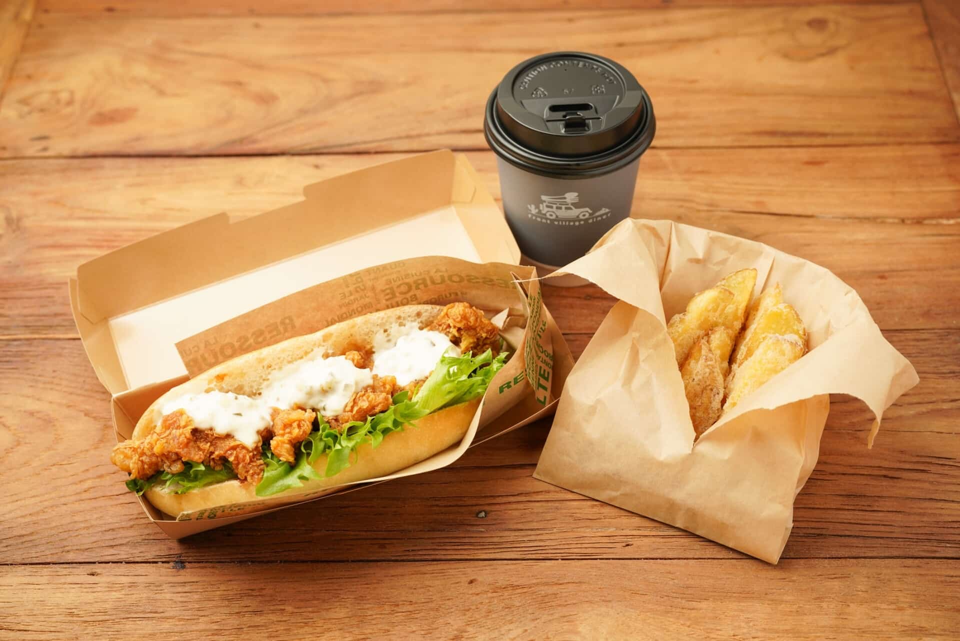 南蛮タルタルチキンドッグポテドリセット