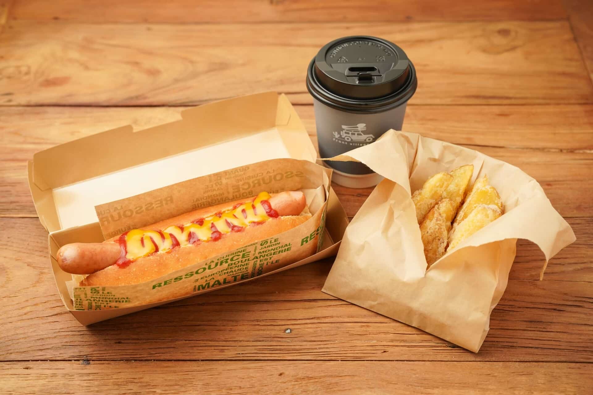 林SPF豚使用!粗びきフランクドッグポテドリセット